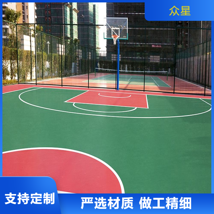黄山市学校塑胶跑道篮球场硅PU - 哪里好